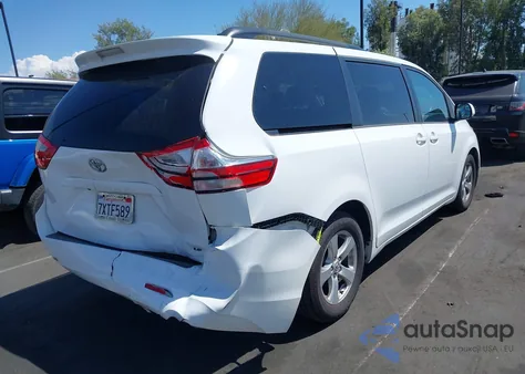 2017 Toyota Sienna Le 8 Passenger из США, поврежденный, VIN 5TDKZ3DC4HS868015